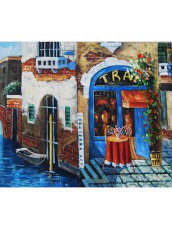 Landscape Printed Canvas Art with Stretched Frame