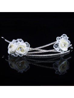 Gorgeous Four Colors Available Alloy Wedding Headpiece